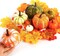 Lifelike Faux Pumpkin Gourds Acorn Maple Leaves for Halloween Fall Thanksgiving Party Table Decoration Supply